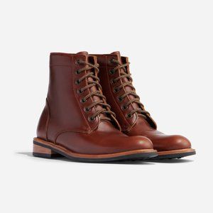 Nisolo All-Weather Amalia Boot in Brandy, size 6.5 (fits like 6)